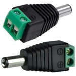 Fichas Plug Macho Alimentacion Camaras 2.1x5.5 Bolsa De 100