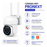 Camara De Seguridad Wifi 3mpxl Audio Exterior Pronext Blanco - Image 3