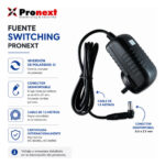 Fuente Switching 12V 3A Pronext - Image 2
