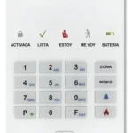 Mini Panel Teclado Led Central Alarma 8 Zonas Tm8 Mpxh X28