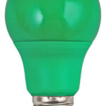 Lampara Led A60 7w E27 Verde Sixelectric
