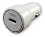 Cargador 3a Usb C Para Conector De Auto 12v/24v Blanco
