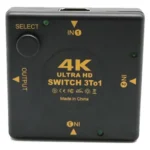 Switch Hdmi De 3 Entradas Y 1 Salida 4k Pronext
