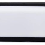 Tortuga Led Oval Negra 8w Luz Fria Sica 630125 Negro