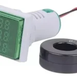Mini Voltímetro 8-500 Amperimetro 100 Hz 20-75 Digital Baw