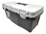 Caja De Herramientas Silver Shadow 16 Economica De Plástico Color Negro