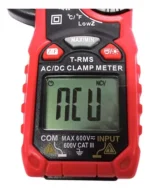 Pinza Amperometrica Capacimetro Rms Ca/cc 60a/600a Bawht206d - Image 2
