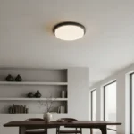 Tortuga Aplique Led Redonda Negra Sica 20w Luz Dia Luz Fría - Image 2