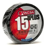 Cinta Aisladora Pvc Plus 20m Cinta Asilante Negra X5 Rollos - Image 2