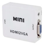 Mini Conversor De Vídeo Hd Hdmi X Vga Hdmi2vga Hdmi A Vga