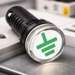 Ojo Buey Piloto Indicador De Tierra Verde 220v Baw - Imagen 2