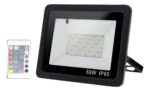 Reflector Rgb 50w Suono Con Control Remoto