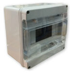 Tablero Pilar Ip55 8 Bocas Gris Conextube