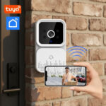 Portero Timbre Inalambrico Wifi Con Camara Hd App Smart Life Blanco