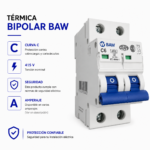 Termica Bipolar 20A BAW L42 Curva C - Imagen 2