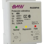 Protector De Tensión Relé Monofásico Baw 40a Rieldinru230f40