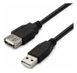 Cable Extensor Usb 3m Macho A Hembra Negro