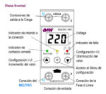 Protector Tension Digital Monofasico Baw Display Riel 32a - Image 2