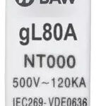 Fusible Nh- T000 80a 500v Gl 100ka Baw