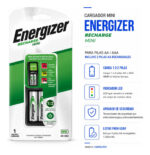 Cargador Energizer Mini Aa Aaa + 2 Pilas Recargables Aa - Image 2
