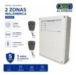 Central Alarma 2 Zonas Inalambrica 6002w + 2 Controles X-28 - Image 2