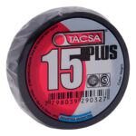 Pack X10 Cinta Aisladora Tacsa Negra 19mm X 10m X 0.15mm X10