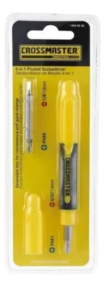 Destornillador De Bolsillo 4 En 1 Crossmaster
