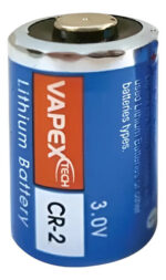 Pila Cr123a 3v Lithium Vapex Para Linterna Camara Sensores