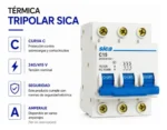 Termica Tripolar 50A Sica Curva C - Imagen 2