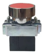 Pulsador Modular Rasante Rojo Aro Metalico Baw Ip65 Nc - Imagen 3
