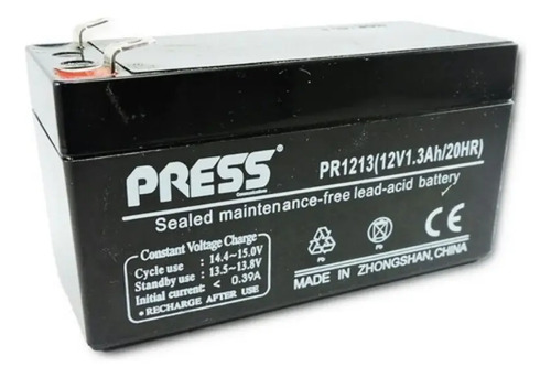 D_776100-MLA79768469195_102024-O Batería De Gel Recargable De 12v 1.3ah Press - Imagen 1