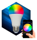Lampara Led Smart Bulbo Rgb Wifi Baw E27 10w Smart Life - Imagen 5