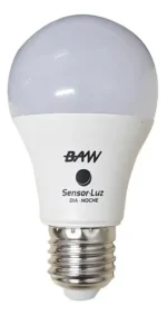 Lampara Led 11w Sensor Dia Noche Calido Fotocelula Baw Color - Imagen 2