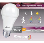 Lampara Led Sensor Movimiento 13w Luz Fria 6500 K - Imagen 2