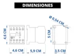Minicontactor Tripolar 4kw Ac3 380v 50hz 9amp Baw - Imagen 3