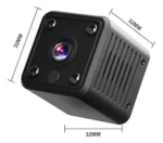 Cámara Espía Mini Wifi Full Hd Microfono Smart Life Negro - Imagen 4