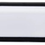 Tortuga Led Oval Negra 15w Luz Fria Sica 630127 Estructura Negro