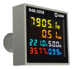 Multimedidor Digital De Energia Monofásico Baw 22mm Para Pan