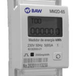 Medidor Luz Monofásico Consumo Riel Din Baw Con Reset Mm2d-6