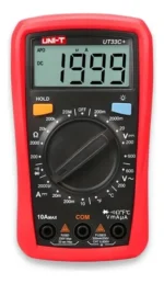 Multímetro Digital Uni-t Ut33c+ 600v Ac/dc Medición De Temperatura Cat Ii 600v - Imagen 3