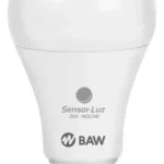 Lampara Led 11w Sensor Dia Noche Calido Fotocelula Baw Color
