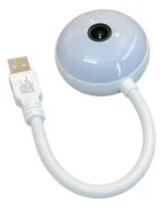 Cámara Seguridad Wifi Lente Fijo Full Hd Vision Nocturna Usb Blanco - Imagen 2